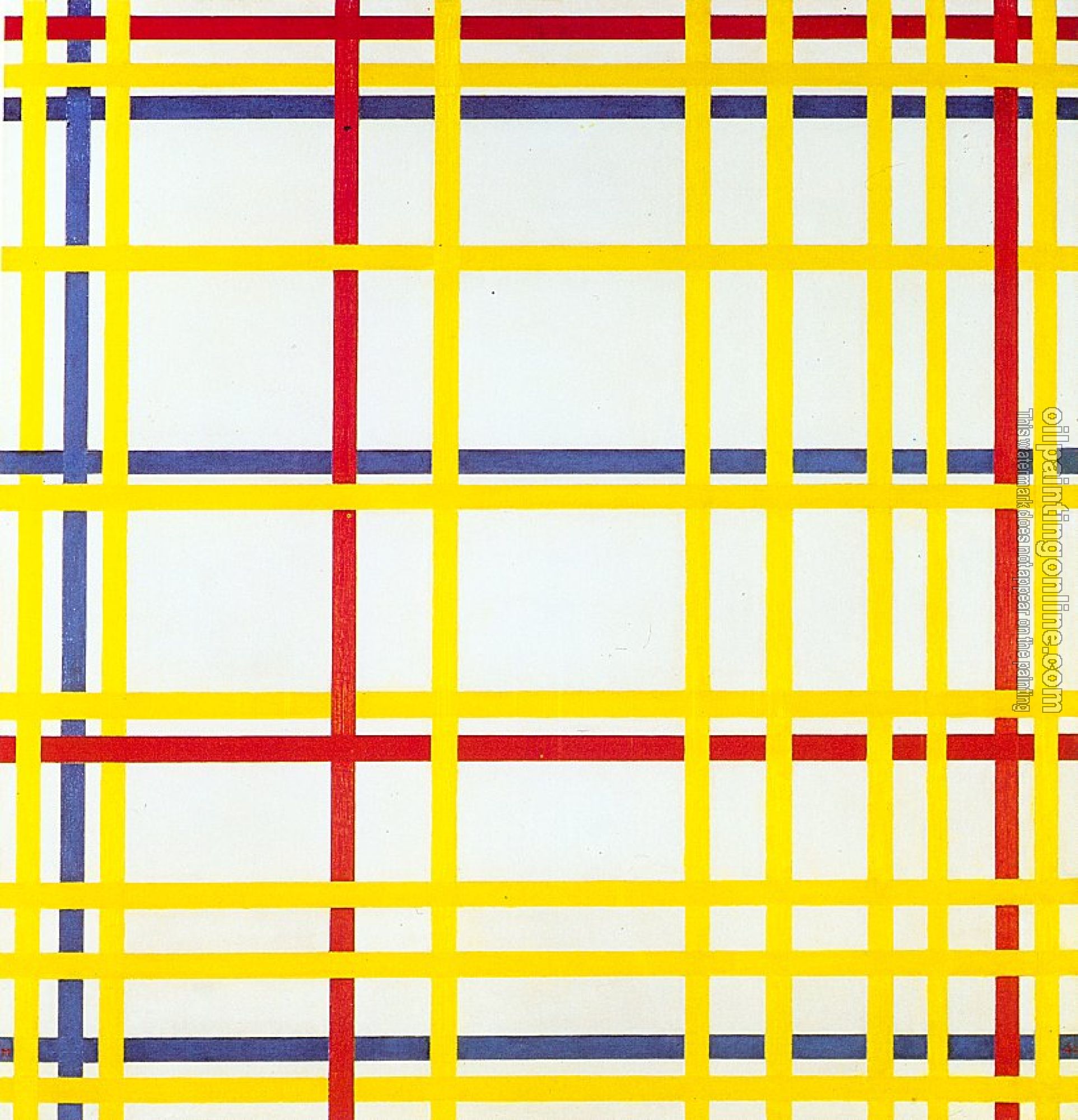 Mondrian, Piet - New York City I